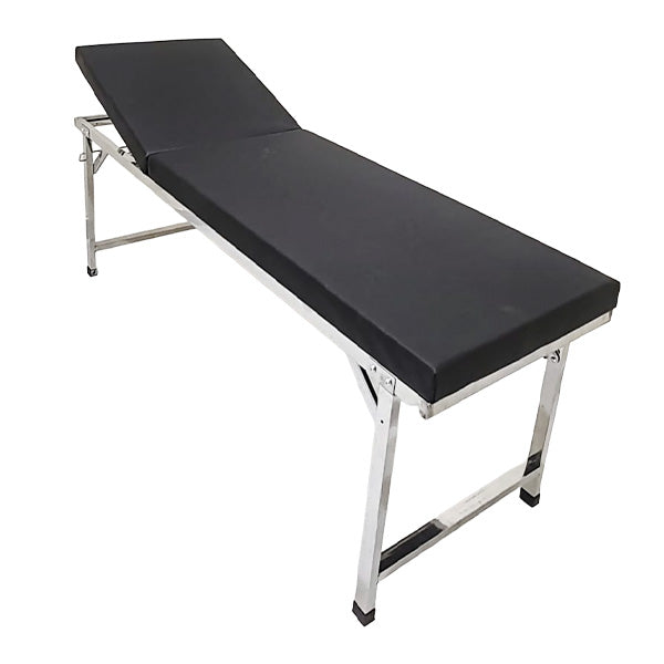 2 Section Manual Examination Couch – Adjustable Medical Patient Bed | Clinic & Hospital Use