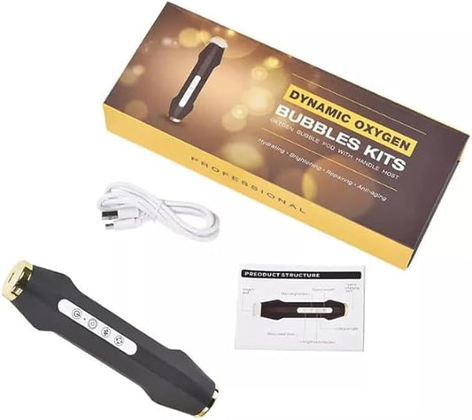 Oxygen Bubble Kit with Handle – Deep Cleansing & Skin Rejuvenation Tool
