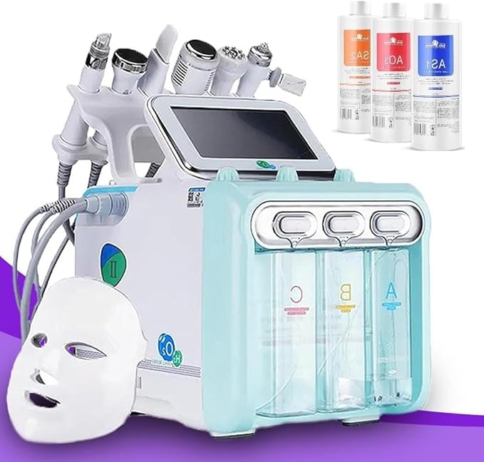 7-in-1 Hydrafacial Machine – Hydrogen & Oxygen Facial Multifunctional Dermabrasion System