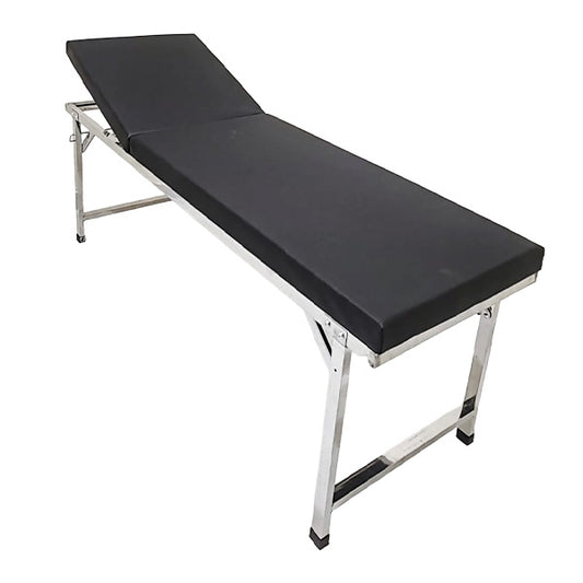 2 Section Manual Examination Couch – Adjustable Medical Patient Bed | Clinic & Hospital Use