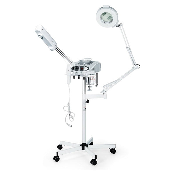 Professional Facial Steamer with Magnifying Lamp 5X – Dermatology & Aesthetic Use
