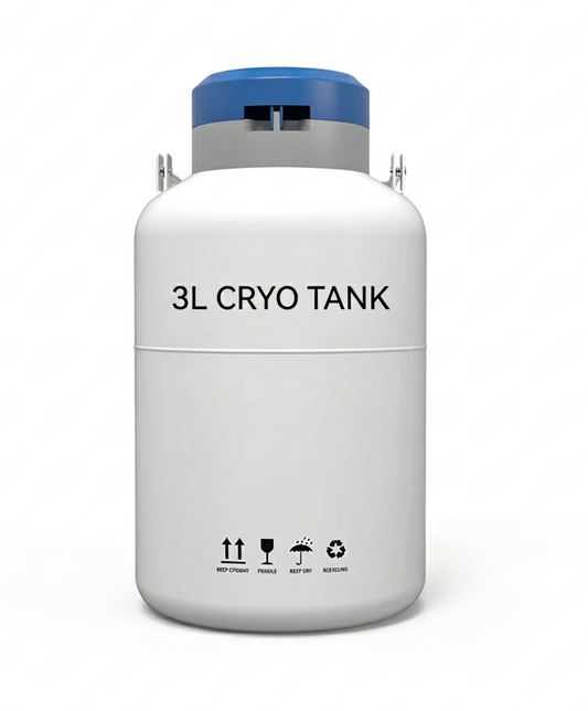 3L Nitrogen Tank with Gas – Cryotherapy Gas Cylinder for Aesthetic & Dermatology Use