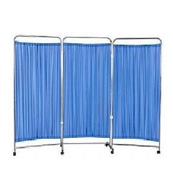 Hospital Ward Screen 3 Fold | Medical Privacy Screen with Wheels